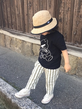 「UNDERCOVER（アンダーカバー）のアイテム」を使った、shumajiroさん（キッズ・100cm）の春コーディネート