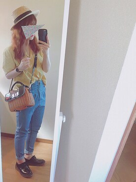 「ef-de（エフデ）のアイテム（バッグ）」を使った、ｓａｎa・・さん（レディース・160cm）の夏コーディネート