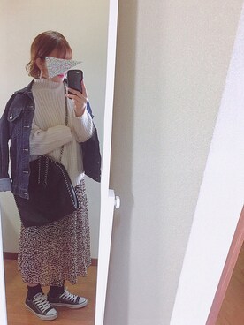 「アイテム（メガネ、ホワイト系）」を使った、ｓａｎa・・さん（レディース・160cm）の冬コーディネート