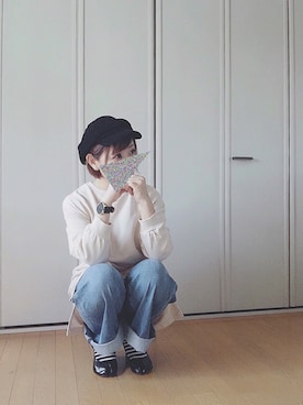 「ボーダーソックス」｜「アイテム（ワンピース/ドレス）」を使った、ｓａｎa・・さん（レディース・160cm）の秋コーディネート