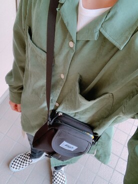 「ニコアンド」｜「アイテム（スリッポン）」を使った、yamaさん（メンズ・166cm）の春コーディネート