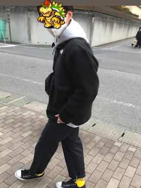 「FLAGSTUFF（フラグスタフ）のアイテム（レッグウェア）」を使った、yogeeさん（メンズ・165cm）の冬コーディネート