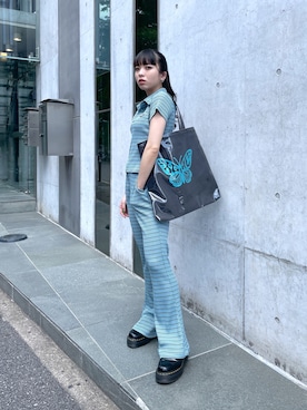 松島 幹奈さん（レディース・150cm）の夏コーディネート