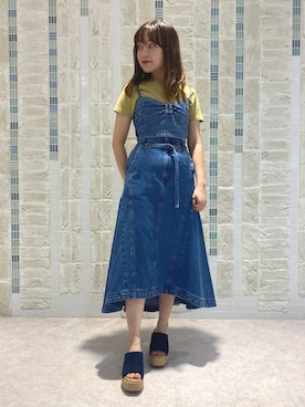 「REDYAZEL（レディアゼル）のアイテム（サンダル）」を使った、k a n aさん（レディース・154cm）の秋コーディネート
