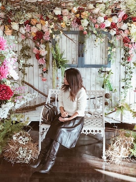 「rag & bone（ラグアンドボーン）のアイテム（トップス）」を使った、YUKIさん（レディース・153cm）の秋コーディネート