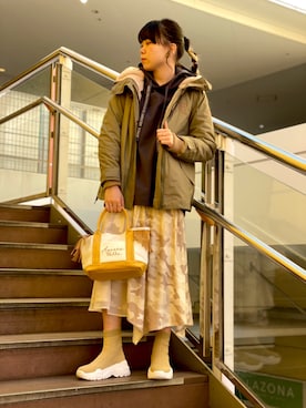 タロウさん（レディース・161cm）の冬コーディネート