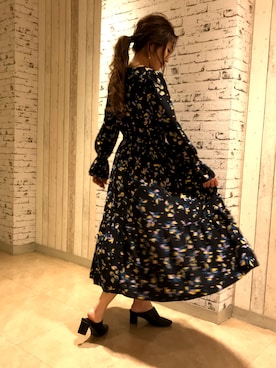 「ECLIN（エクラン）のアイテム」を使った、arisa__eclinさん（レディース・158cm）の冬コーディネート