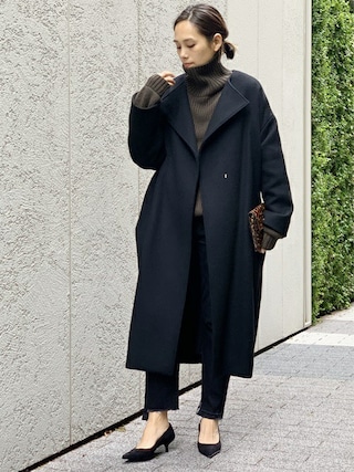 AP STUDIO（エーピーストゥディオ）の「ブラック オーバーサイズラム