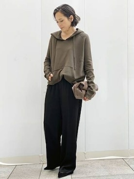 「AP STUDIO（エーピーストゥディオ）のアイテム」を使った、YUIさん（レディース・162cm）の秋コーディネート