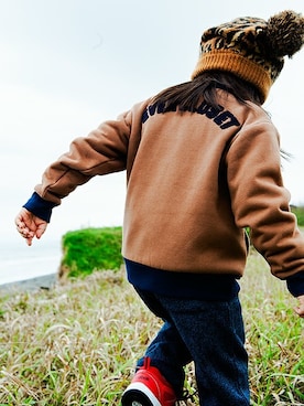 「アイテム（ブルゾン）」を使った、ever closetさん（キッズ・110cm）の秋コーディネート