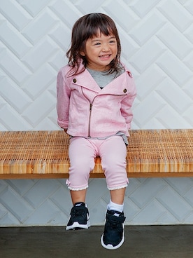 「アイテム（レギンス/スパッツ）」を使った、ever closetさん（キッズ・110cm）の秋コーディネート