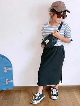 「ever closet（エバークローゼット）のアイテム」を使った、ever closetさん（キッズ・110cm）の秋コーディネート