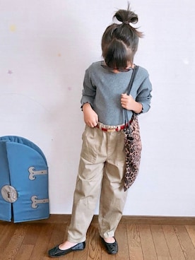 「ever closet（エバークローゼット）のアイテム」を使った、ever closetさん（キッズ・110cm）の秋コーディネート