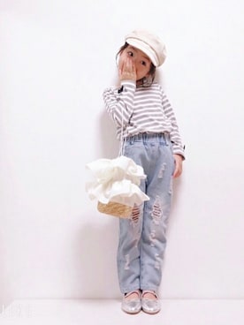 「ever closet（エバークローゼット）のアイテム」を使った、ever closetさん（キッズ・110cm）の秋コーディネート
