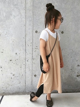 「アイテム（ワンピース/ドレス）」を使った、ever closetさん（キッズ・110cm）の秋コーディネート