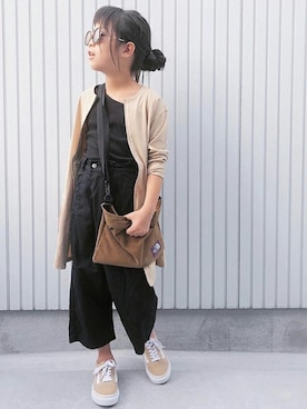 「丸メガネ」｜ever closetさん（キッズ・110cm）の秋コーディネート