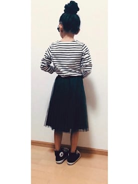 「CONVERSE（コンバース）のアイテム」を使った、ever closetさん（キッズ・110cm）の秋コーディネート