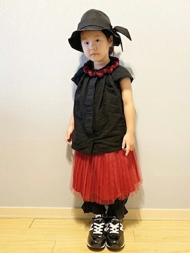 「ever closet（エバークローゼット）のアイテム」を使った、ever closetさん（キッズ・110cm）の秋コーディネート