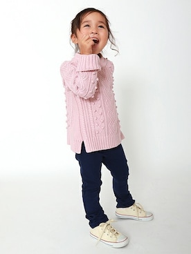 「CONVERSE（コンバース）のアイテム」を使った、ever closetさん（キッズ・110cm）の秋コーディネート
