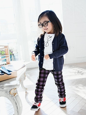 「ever closet（エバークローゼット）のアイテム」を使った、ever closetさん（キッズ・110cm）の秋コーディネート