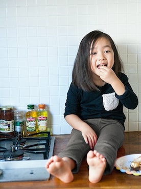 「ever closet（エバークローゼット）のアイテム」を使った、ever closetさん（キッズ・110cm）の秋コーディネート