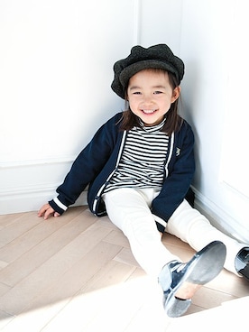 「ever closet（エバークローゼット）のアイテム」を使った、ever closetさん（キッズ・110cm）の秋コーディネート