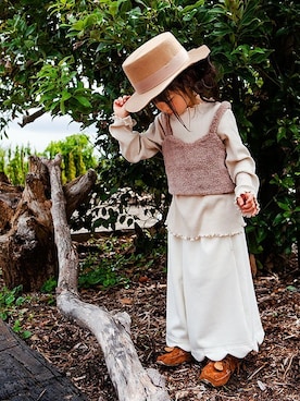「ever closet（エバークローゼット）のアイテム」を使った、ever closetさん（キッズ・110cm）の秋コーディネート