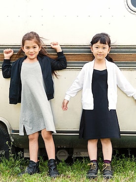 「ever closet（エバークローゼット）のアイテム」を使った、ever closetさん（キッズ・110cm）の秋コーディネート