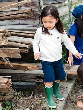 「ever closet（エバークローゼット）のアイテム」を使った、ever closetさん（キッズ・110cm）の秋コーディネート