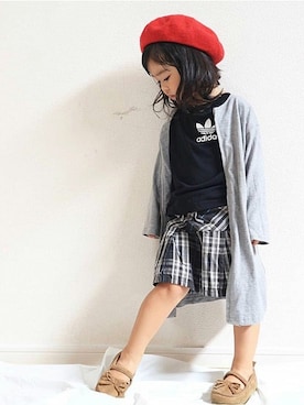 「ever closet（エバークローゼット）のアイテム」を使った、ever closetさん（キッズ・110cm）の秋コーディネート