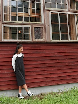 「CONVERSE（コンバース）のアイテム」を使った、ever closetさん（キッズ・110cm）の秋コーディネート