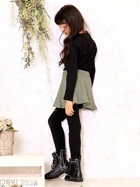 「ever closet（エバークローゼット）のアイテム」を使った、ever closetさん（キッズ・110cm）の秋コーディネート