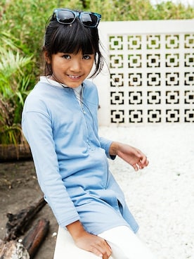 「アイテム（カーディガン/ボレロ）」を使った、ever closetさん（キッズ・110cm）の秋コーディネート