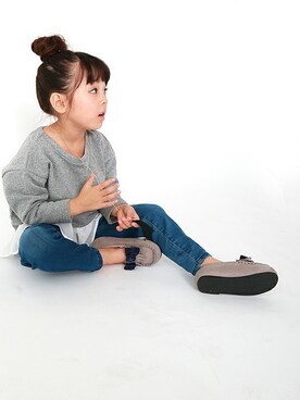 「ever closet（エバークローゼット）のアイテム」を使った、ever closetさん（キッズ・110cm）の秋コーディネート