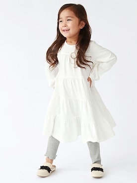 「アイテム（レッグウェア）」を使った、ever closetさん（キッズ・110cm）の秋コーディネート