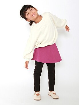 「ever closet（エバークローゼット）のアイテム」を使った、ever closetさん（キッズ・110cm）の秋コーディネート