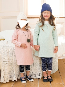 「アイテム（レギンス/スパッツ）」を使った、ever closetさん（キッズ・110cm）の秋コーディネート