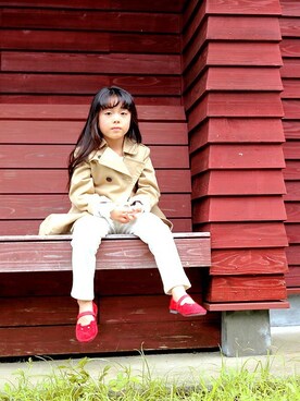 「ever closet（エバークローゼット）のアイテム」を使った、ever closetさん（キッズ・110cm）の秋コーディネート