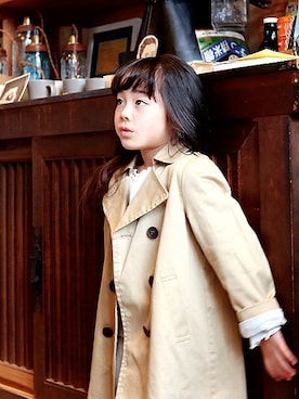 「ever closet（エバークローゼット）のアイテム」を使った、ever closetさん（キッズ・110cm）の秋コーディネート