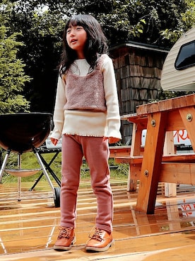 「ever closet（エバークローゼット）のアイテム」を使った、ever closetさん（キッズ・110cm）の秋コーディネート