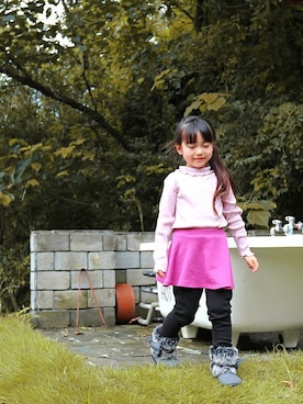 「ever closet（エバークローゼット）のアイテム」を使った、ever closetさん（キッズ・110cm）の秋コーディネート