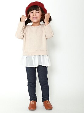 「ever closet（エバークローゼット）のアイテム」を使った、ever closetさん（キッズ・110cm）の秋コーディネート