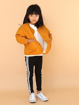 「アイテム（ブルゾン）」を使った、ever closetさん（キッズ・110cm）の冬コーディネート