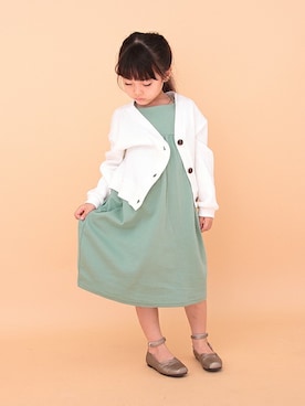 「アイテム（ワンピース/ドレス）」を使った、ever closetさん（キッズ・110cm）の冬コーディネート