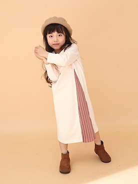 「アイテム（ワンピース/ドレス）」を使った、ever closetさん（キッズ・110cm）の冬コーディネート