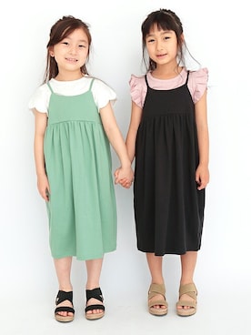 「アイテム（ワンピース/ドレス）」を使った、ever closetさん（キッズ・110cm）の夏コーディネート