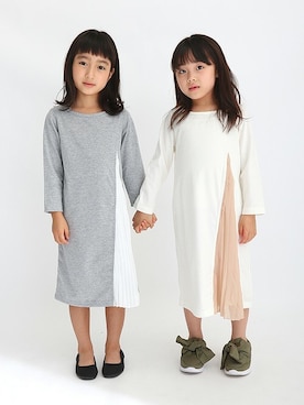 「アイテム（ワンピース/ドレス）」を使った、ever closetさん（キッズ・110cm）の秋コーディネート