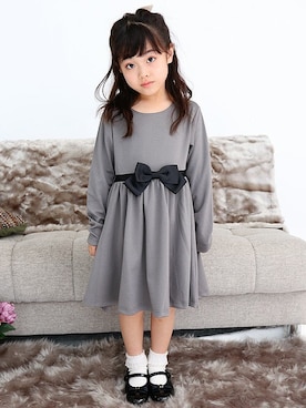 「アイテム（ワンピース/ドレス）」を使った、ever closetさん（キッズ・110cm）の秋コーディネート