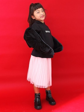 「アイテム（パーカー）」を使った、ever closetさん（キッズ・110cm）の秋コーディネート