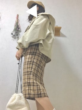 「kutir（クティール）のアイテム（マウンテンパーカー）」を使った、sherry.*･ﾟさん（レディース・156cm）の秋コーディネート